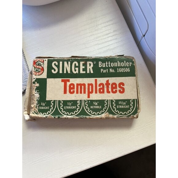 Singer Buttonholer Templates CAM Attachments for Buttonholers 160506 - Picture 3 of 10